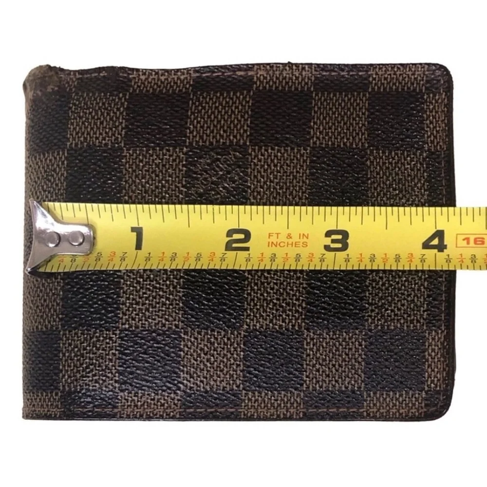 LOUIS VUITTON Damier Ebene Portefeiulle Florin Bifold Wallet - Repaired